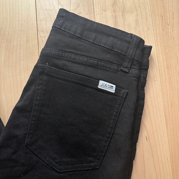 Like-New- Joe's Raw-Hem Black Flare Jeans (26) - Picture 1 of 9